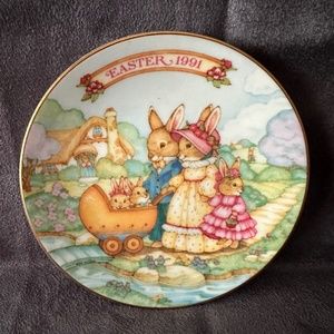 Vintage, Spring Time plate, 1991 Easter Plate